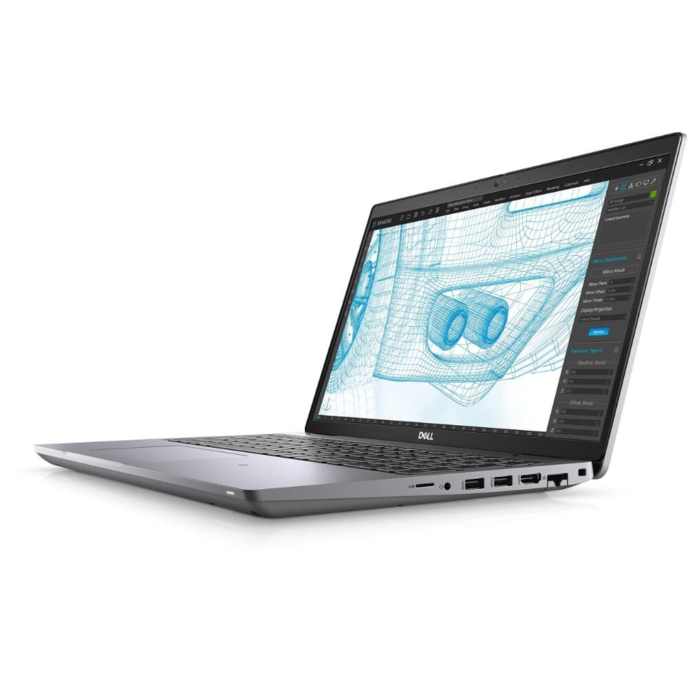 Dell Precision 3561 - Intel Core i5-11a generazione - 15 pollici - 8 GB di RAM - SSD da 256 GB - Windows 11