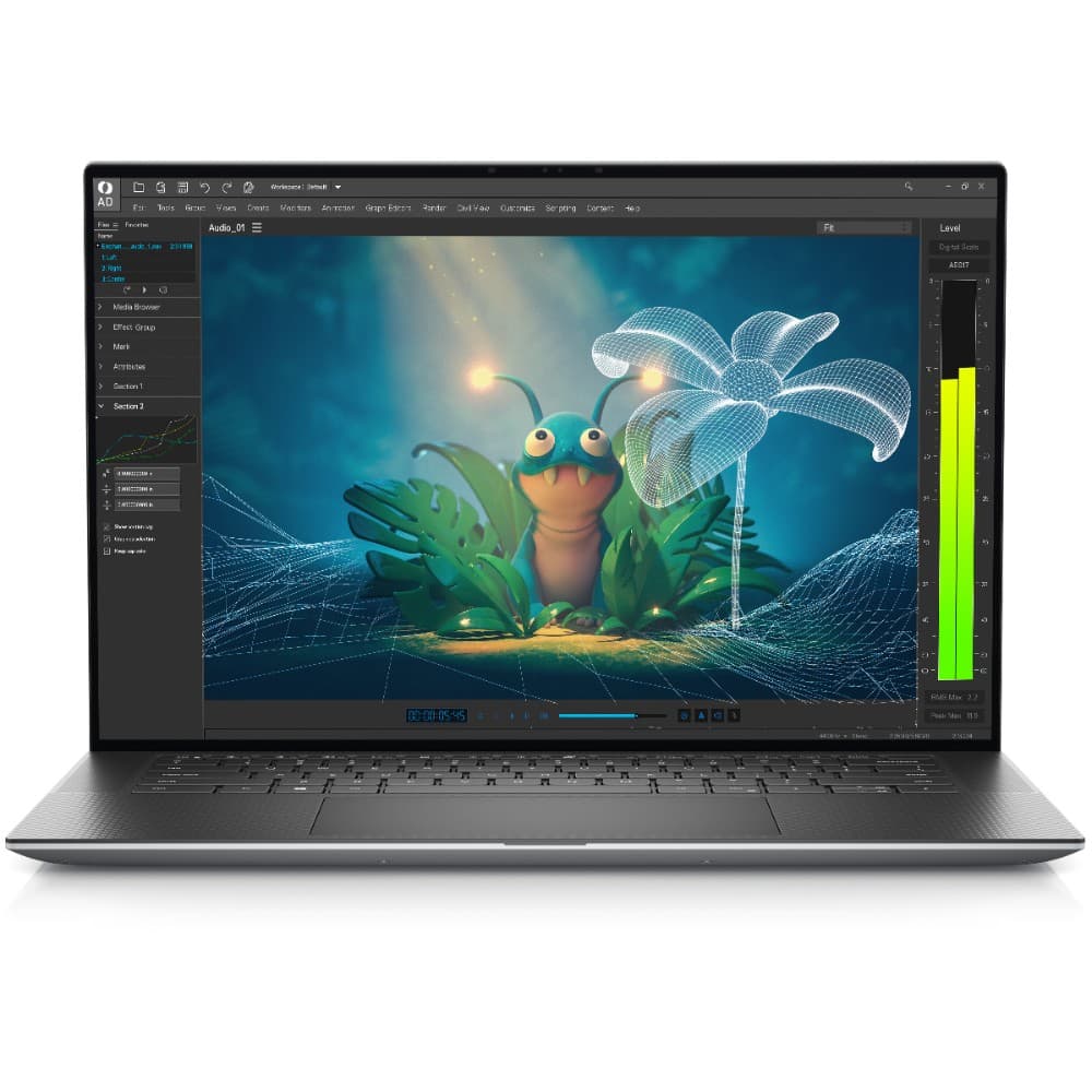 Dell Precision 5570 - Intel Core i9 di dodicesima generazione - 15 pollici - 8 GB di RAM - SSD da 256 GB - GPU - Windows 11 Home