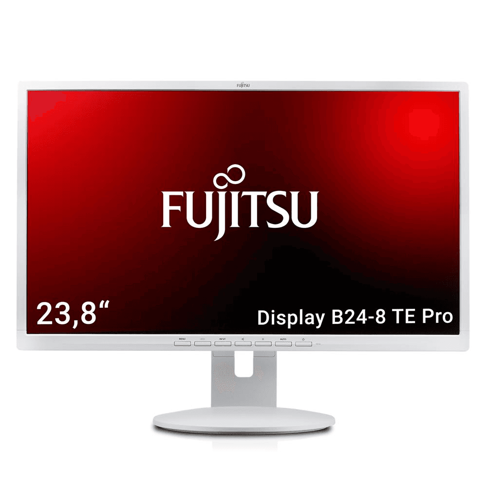 Fujitsu B24-8 TE Pro - 24 pollici - 1920x1080 - DP - DVI - VGA - Grigio