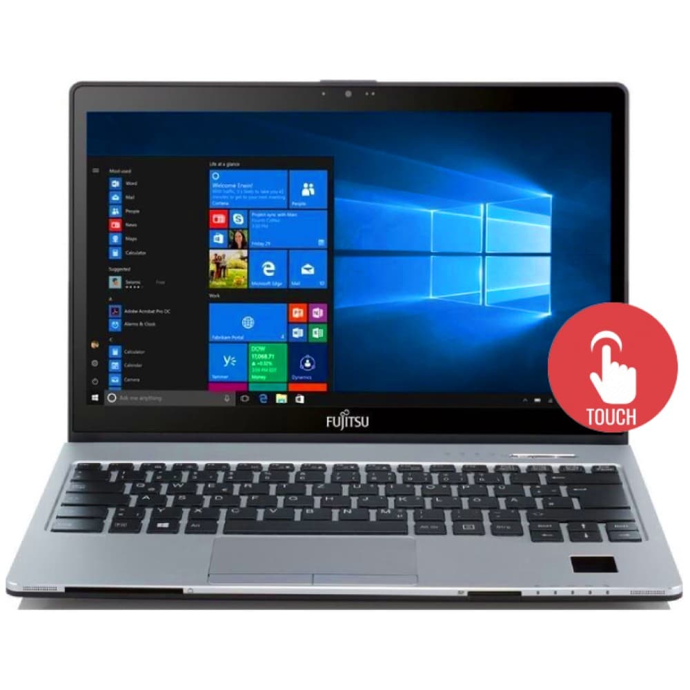 Fujitsu LifeBook S938 - Intel Core i7-8a generazione - 13 pollici - Touch - 8 GB di RAM - 256 GB SSD - Windows 11