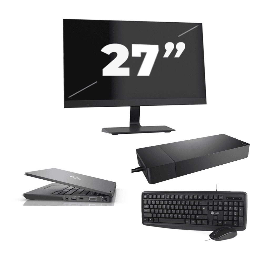 Fujitsu LIFEBOOK U7311 - Intel Core i5 11ª generazione - 13 pollici - 8GB RAM - 512GB SSD - Windows 11 Home + 1x Monitor da 27 pollici