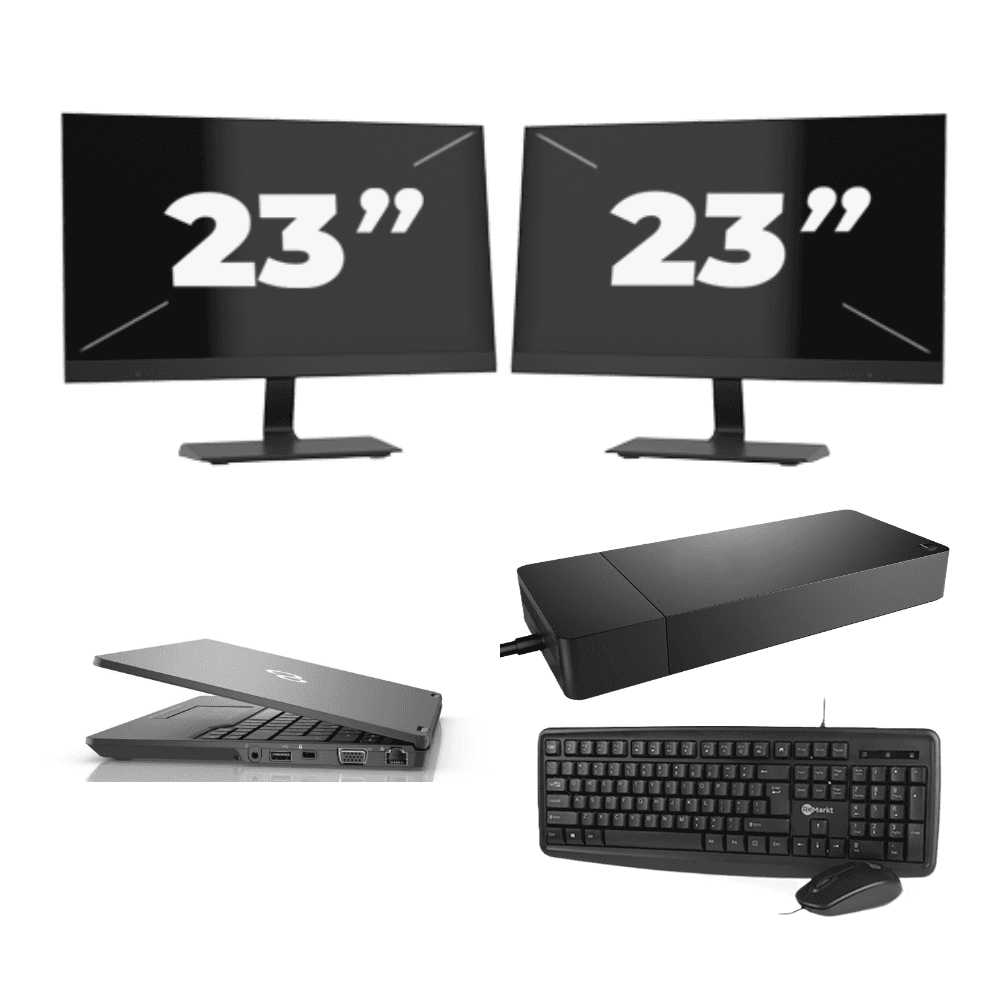 Fujitsu LIFEBOOK U7311 - Intel Core i7-11a generazione - 13 pollici - 16 GB di RAM - 256 GB SSD - Windows 11 Home + 2 monitor da 23 pollici