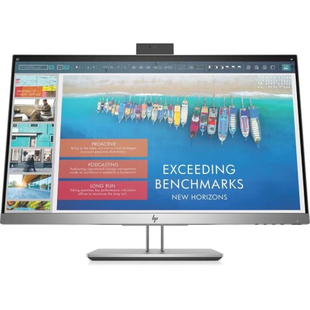 HP EliteDisplay E243d - 24 pollici - 1920x1080 - DP - HDMI - VGA - Argento
