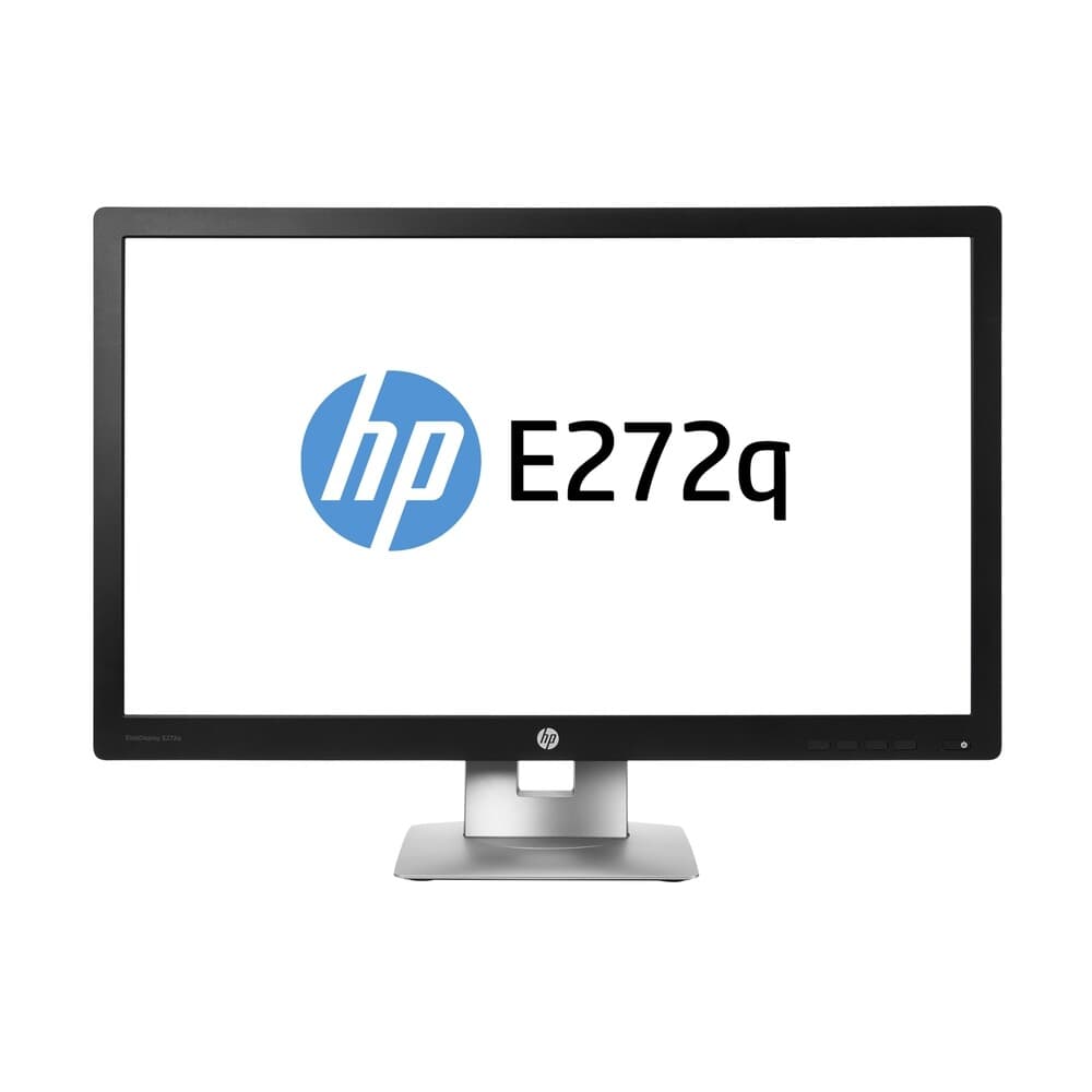 HP EliteDisplay E272q - 27 pollice - 2560x1440 - DP - HDMI - VGA - Nero