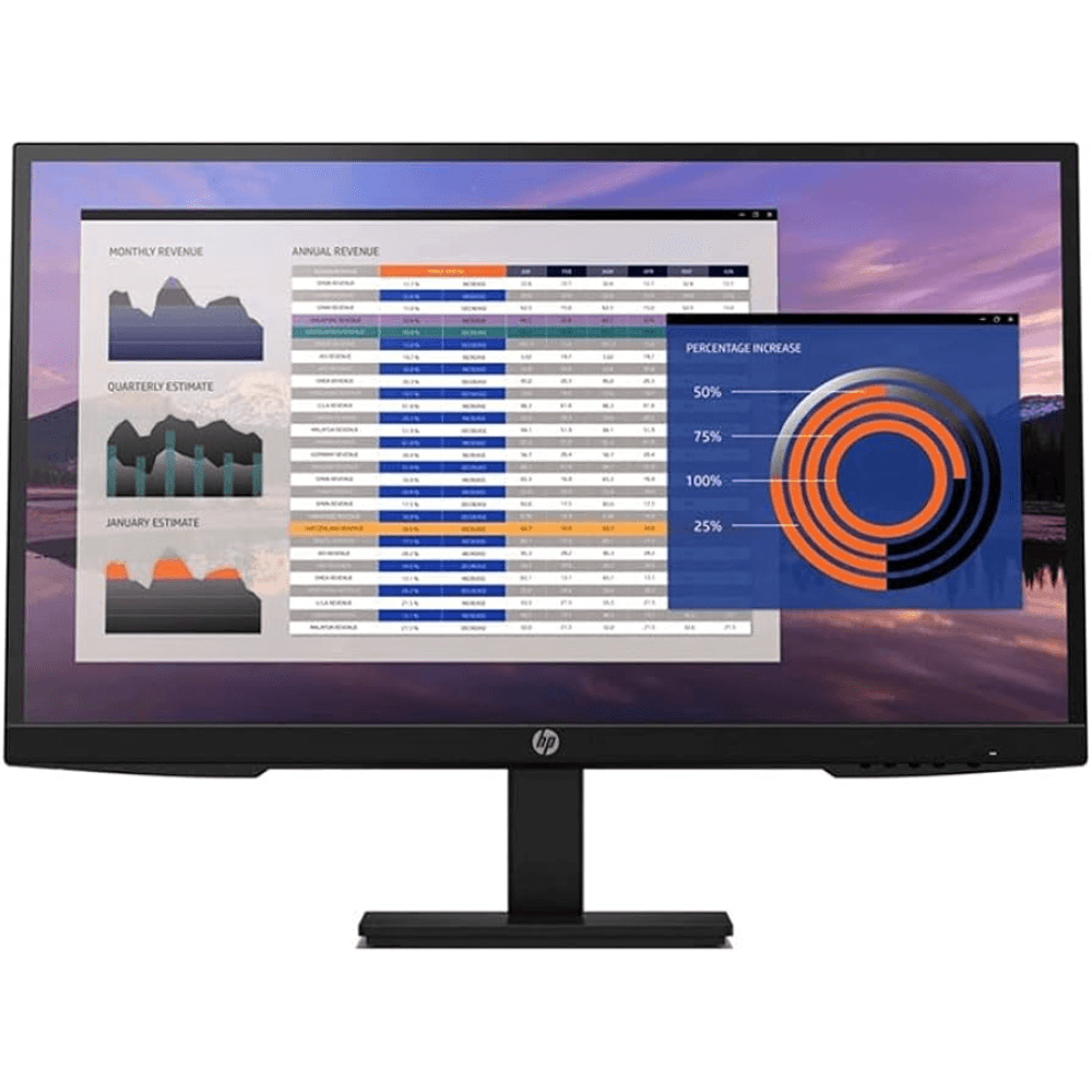 HP P27h G4 - 27 pollici - 1920x1080 - DP - HDMI - VGA - Nero