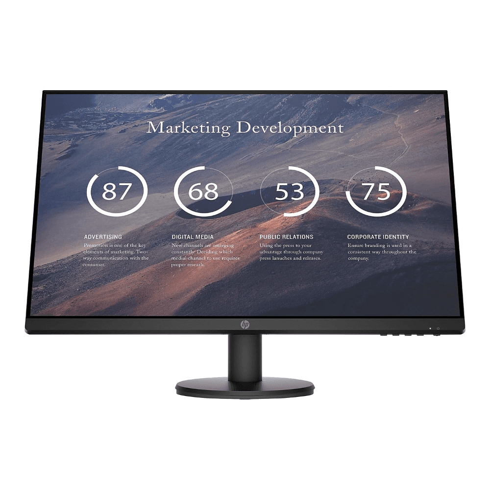 HP P27v G4 - 27 pollici - 1920x1080 - HDMI - VGA - Nero