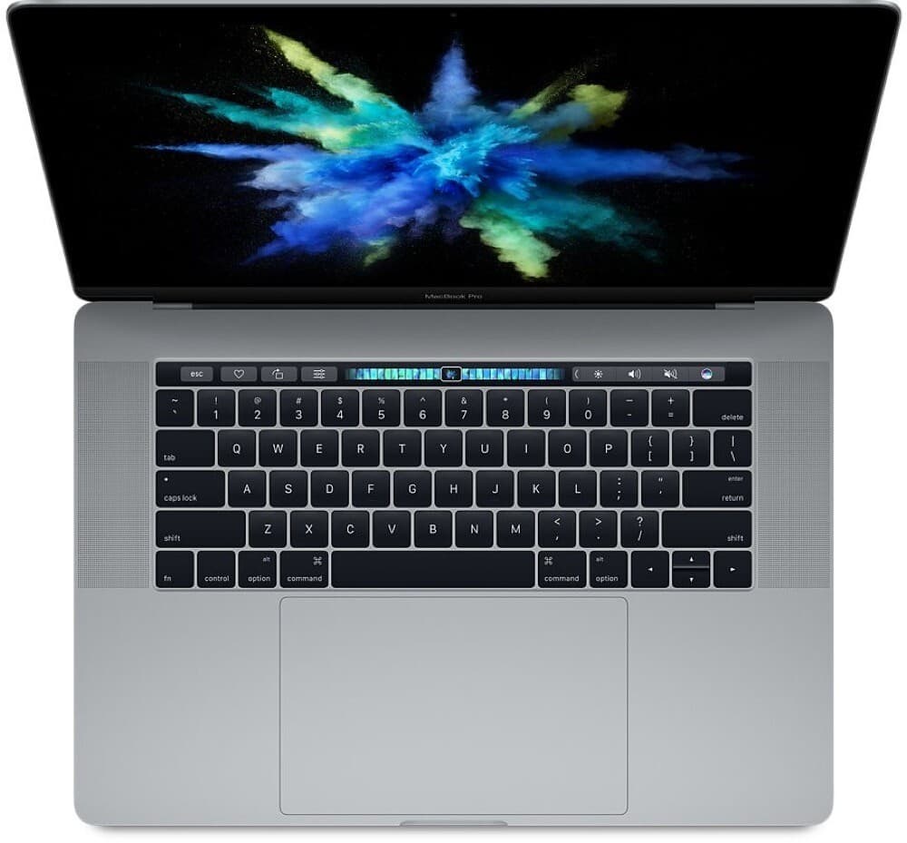 Apple MacBook Pro (15 pollici, 2016) - Intel Core i7 - 16 GB di RAM - SSD da 512 GB - Touch Bar - 4 porte Thunderbolt 3 - Grigio siderale - Garanzia di 2 anni