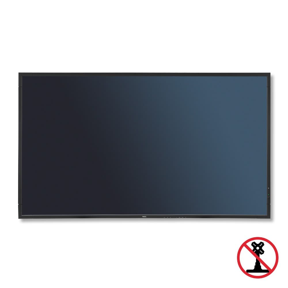 NEC MultiSync V463 - 46 pollici - 1920x1080 - DP - DVI - HDMI - VGA - Nero - Senza supporto