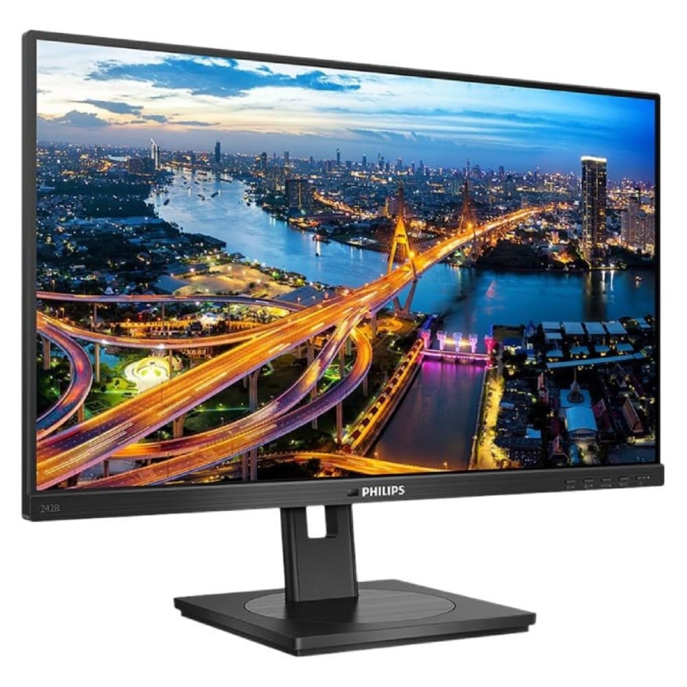 Philips 242B1 - 24 pollici - 1920x1080 - DP - DVI - HDMI - VGA - Nero